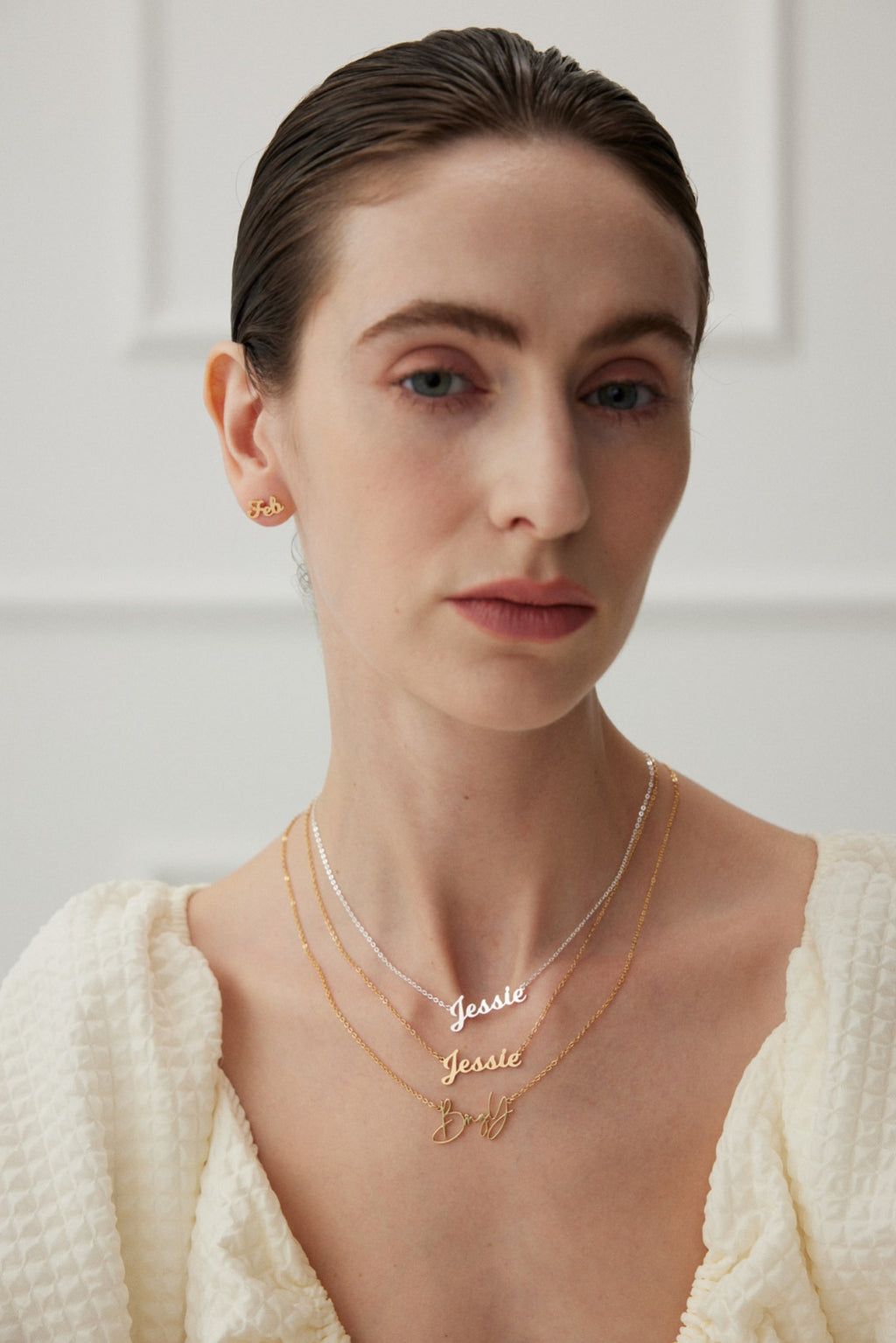 Custom-shaped necklace