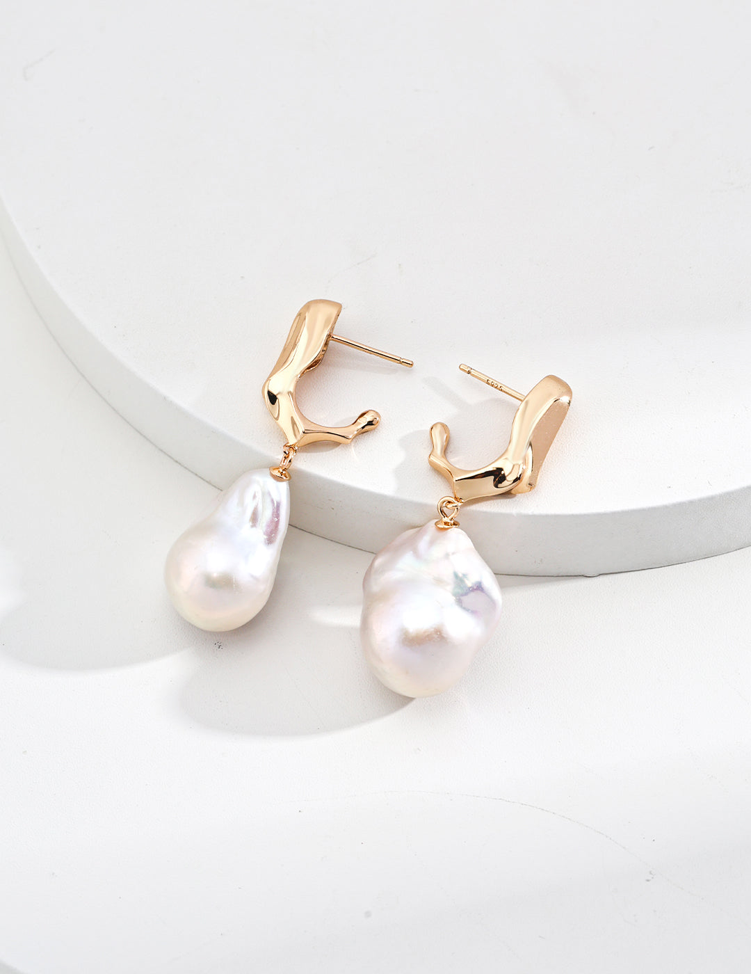 Natural Baroque Pearl Earrings