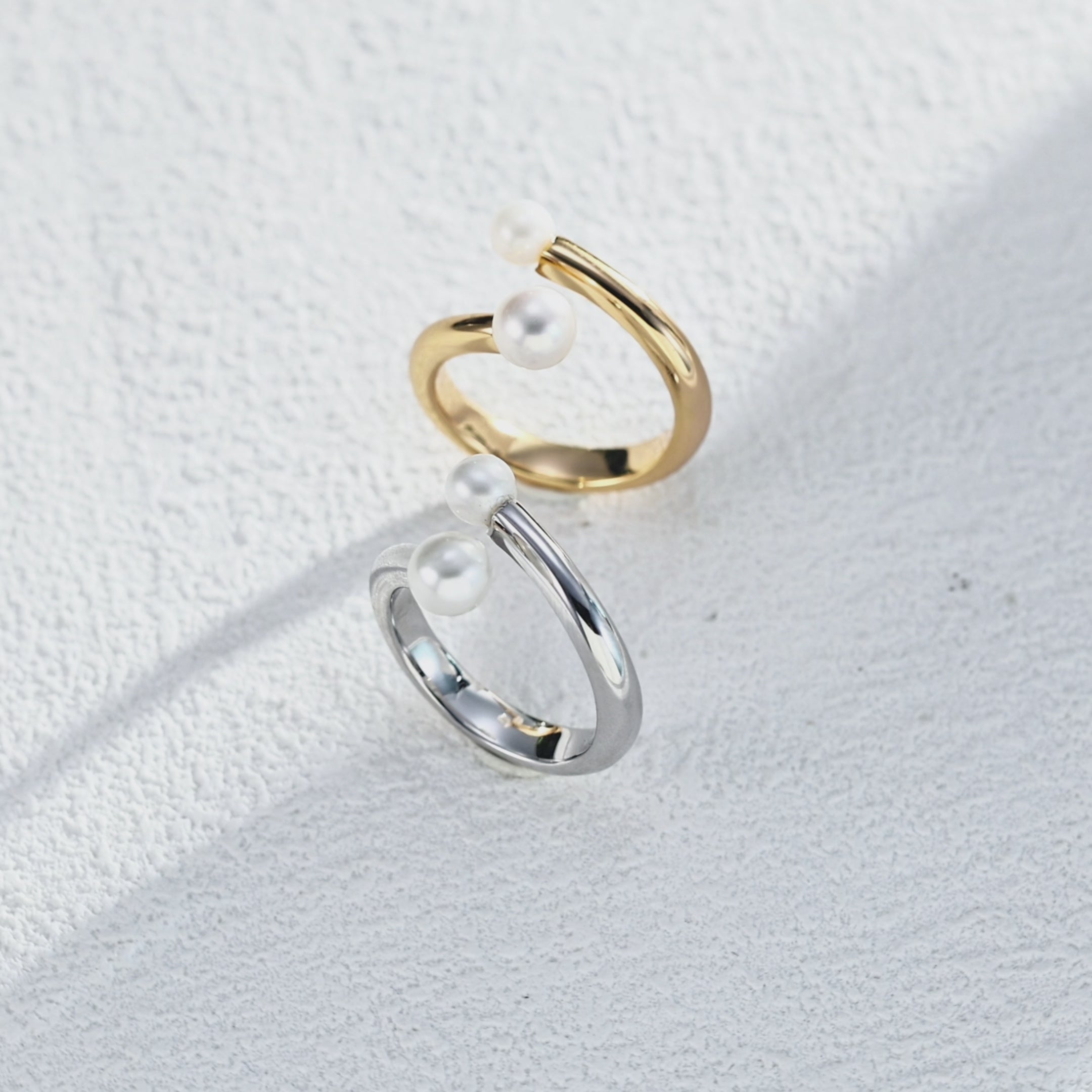 Sterling Silver Natural Pearl Ring