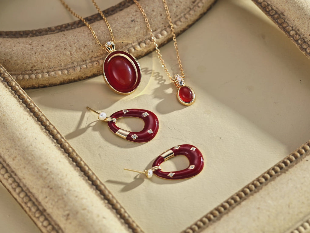 Sterling Silver Agate Necklace