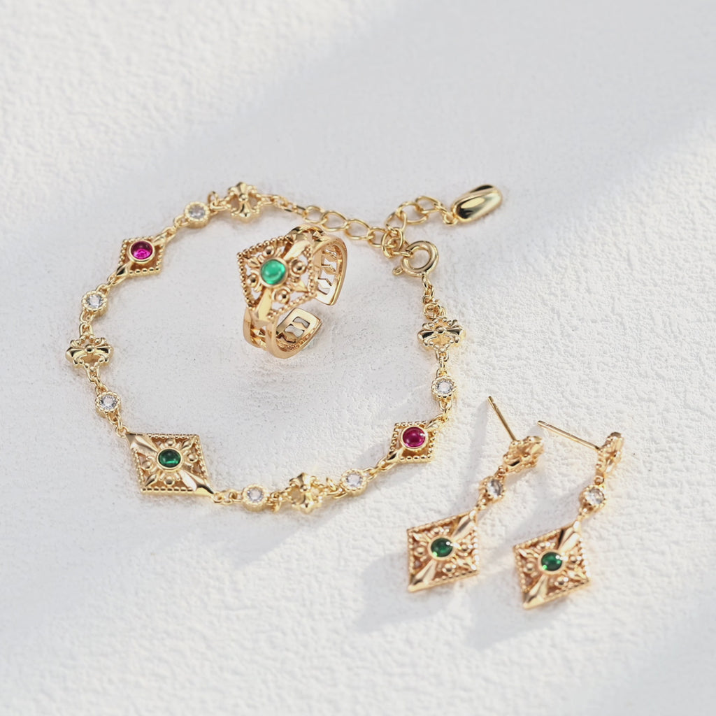 Sterling Silver Zirconia Earrings