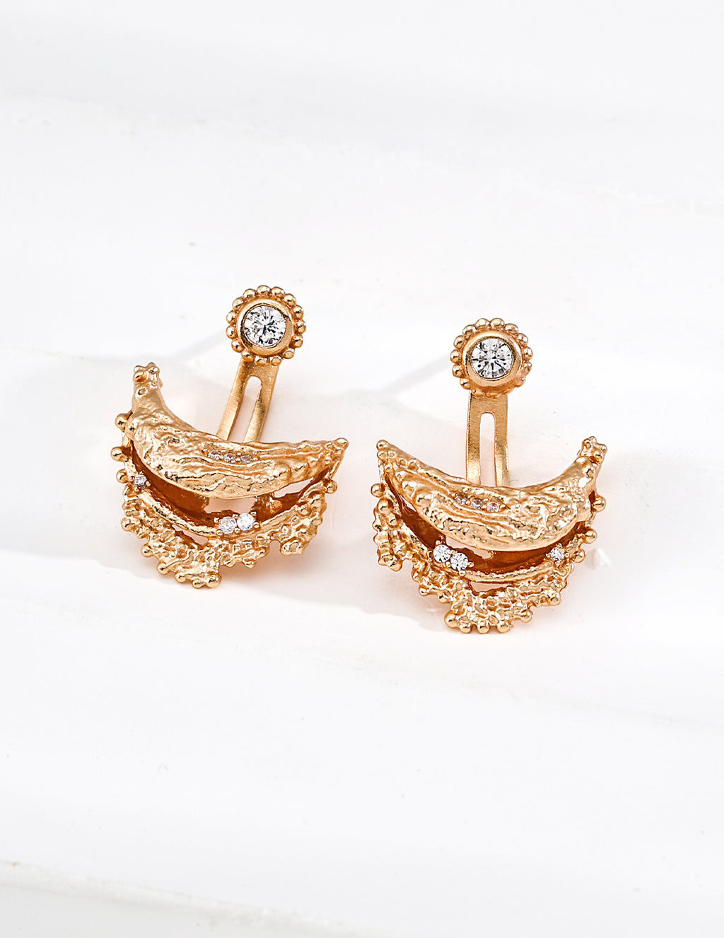 Retro Zircon Earrings