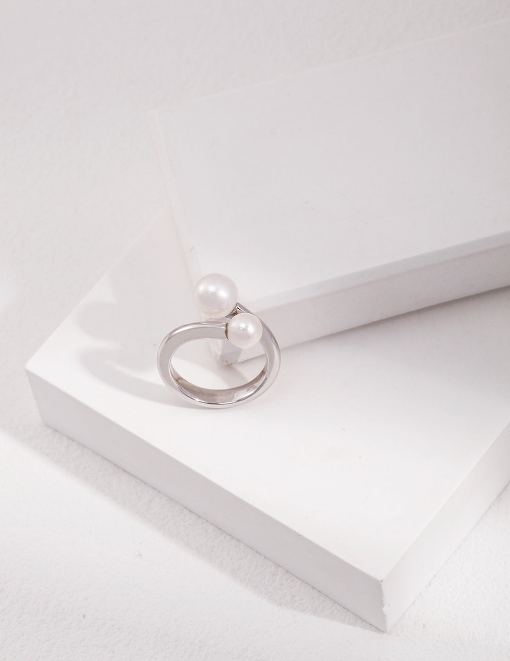 Sterling Silver Natural Pearl Ring