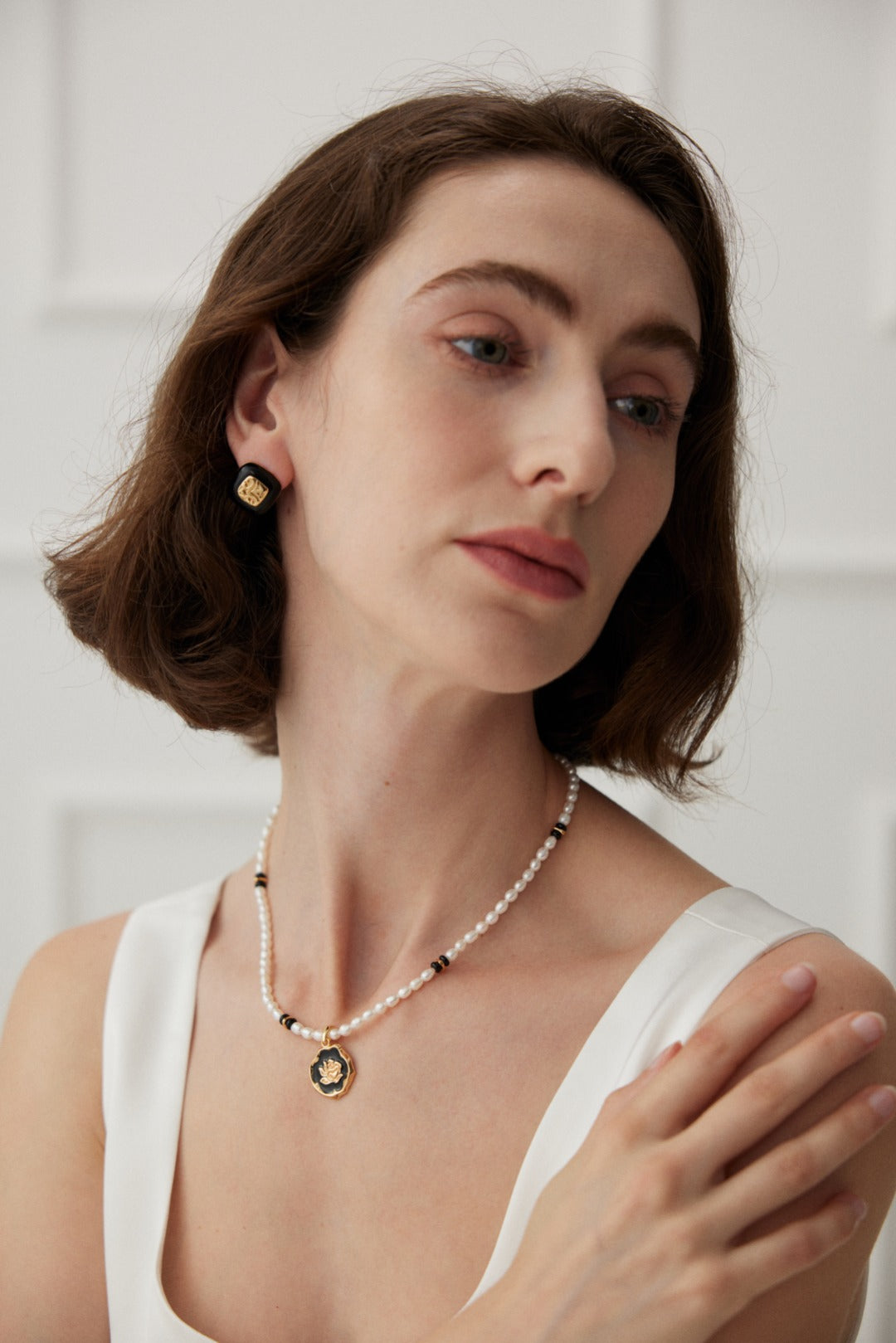 Drip Enamel Stud Earrings