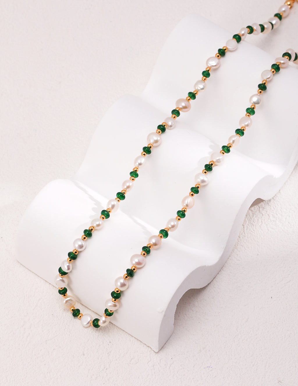 Pearl and Emerald Necklace
