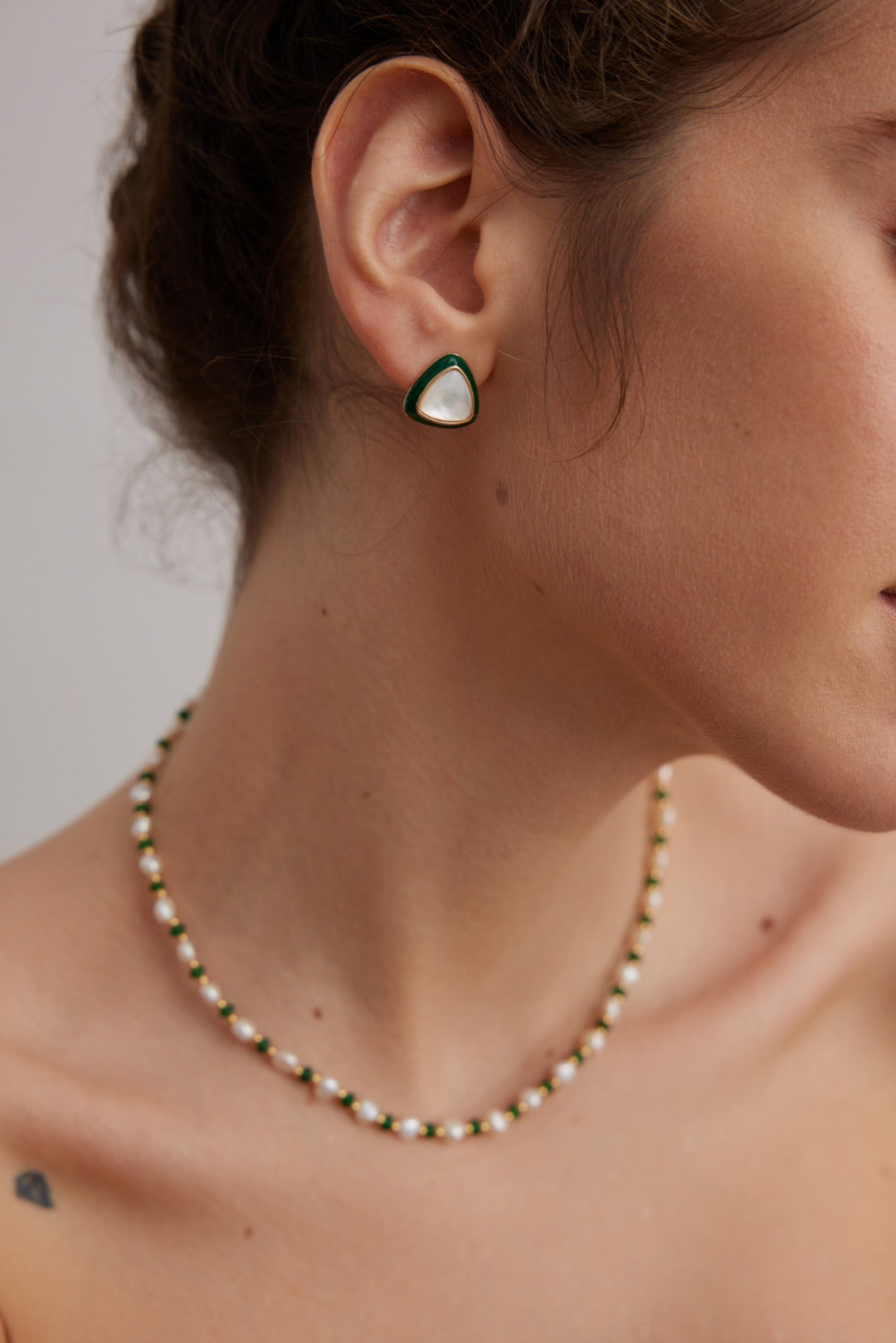 Pearl and Emerald Necklace
