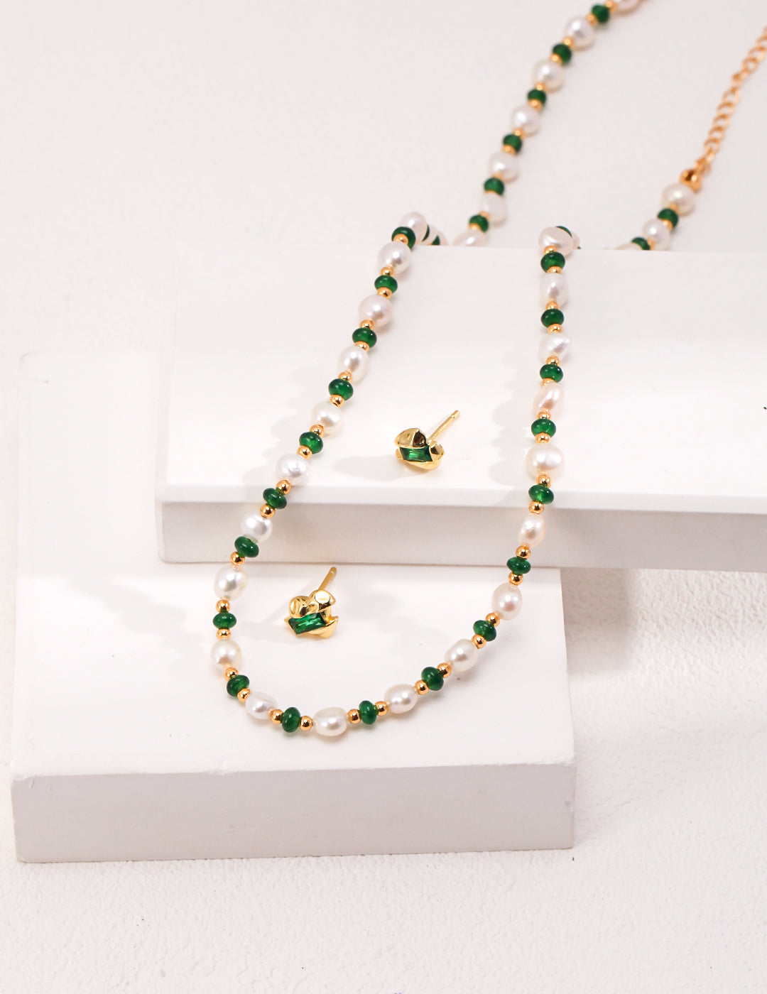 Pearl and Emerald Necklace
