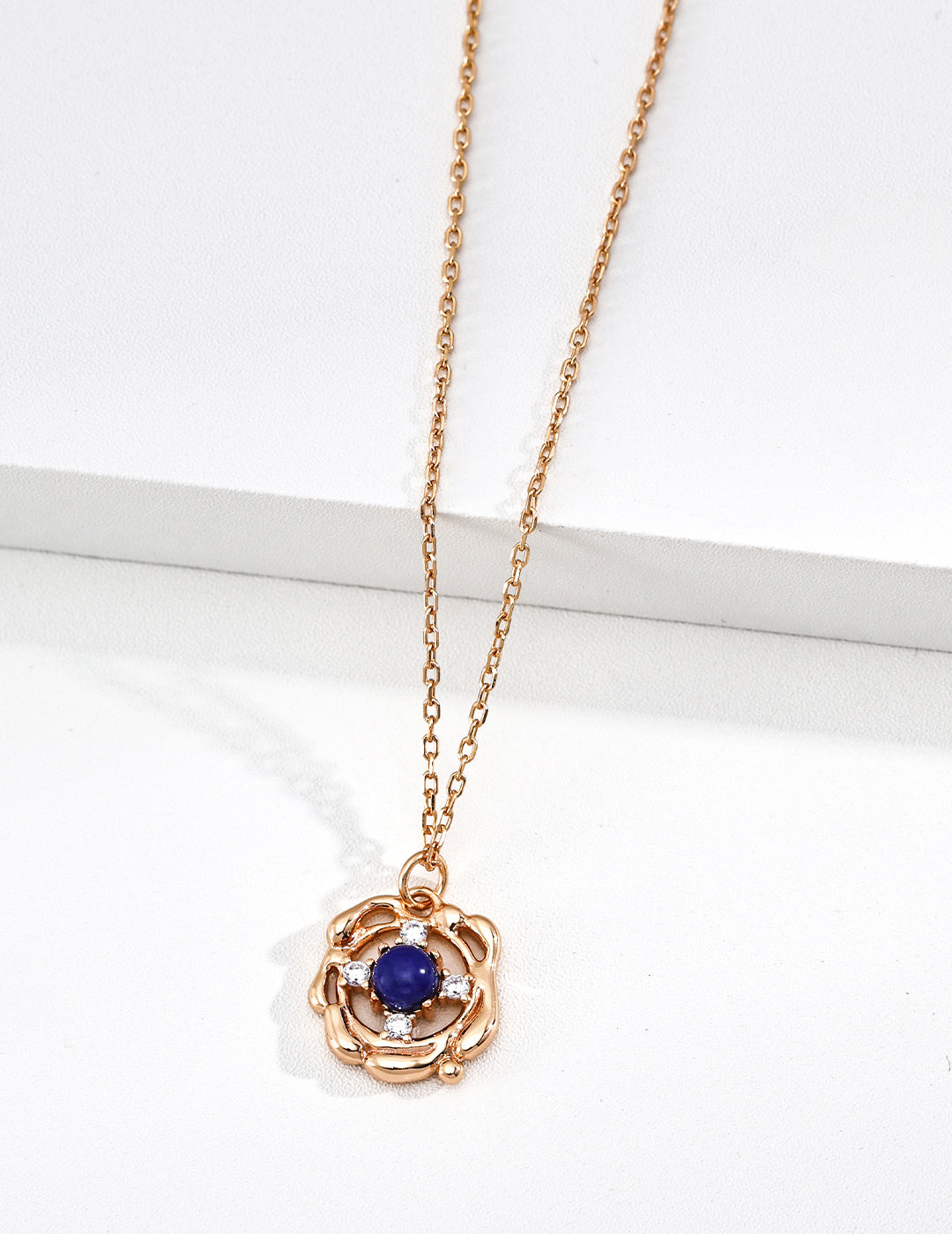 Lapis Lazuli and Tiger's Eye Necklace