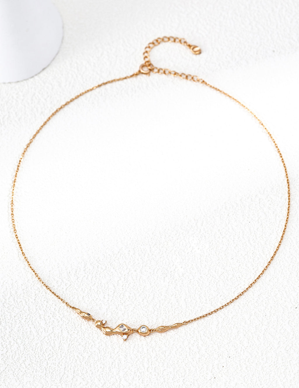 “Dreaming of the Milky Way” Zircon Necklace
