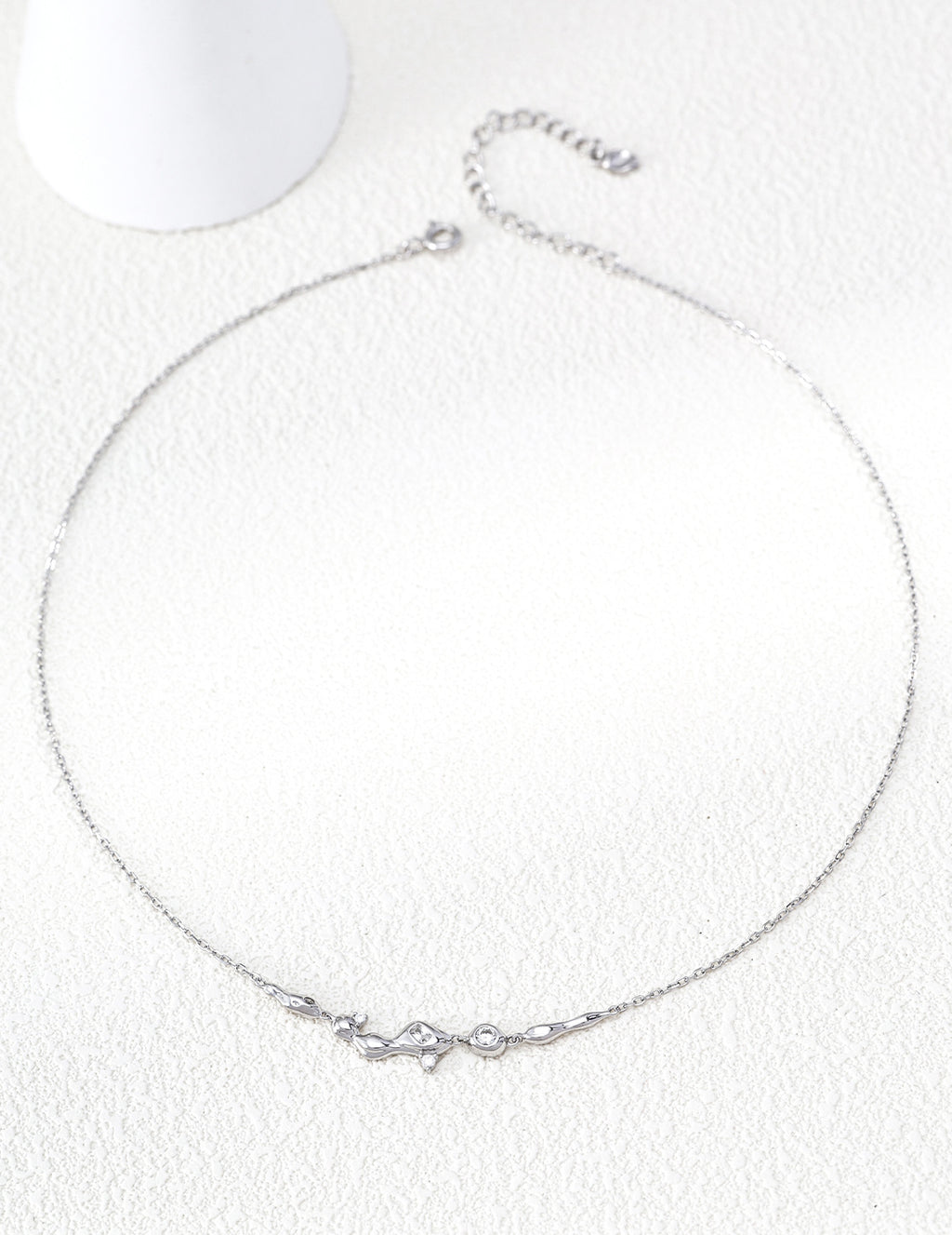 “Dreaming of the Milky Way” Zircon Necklace