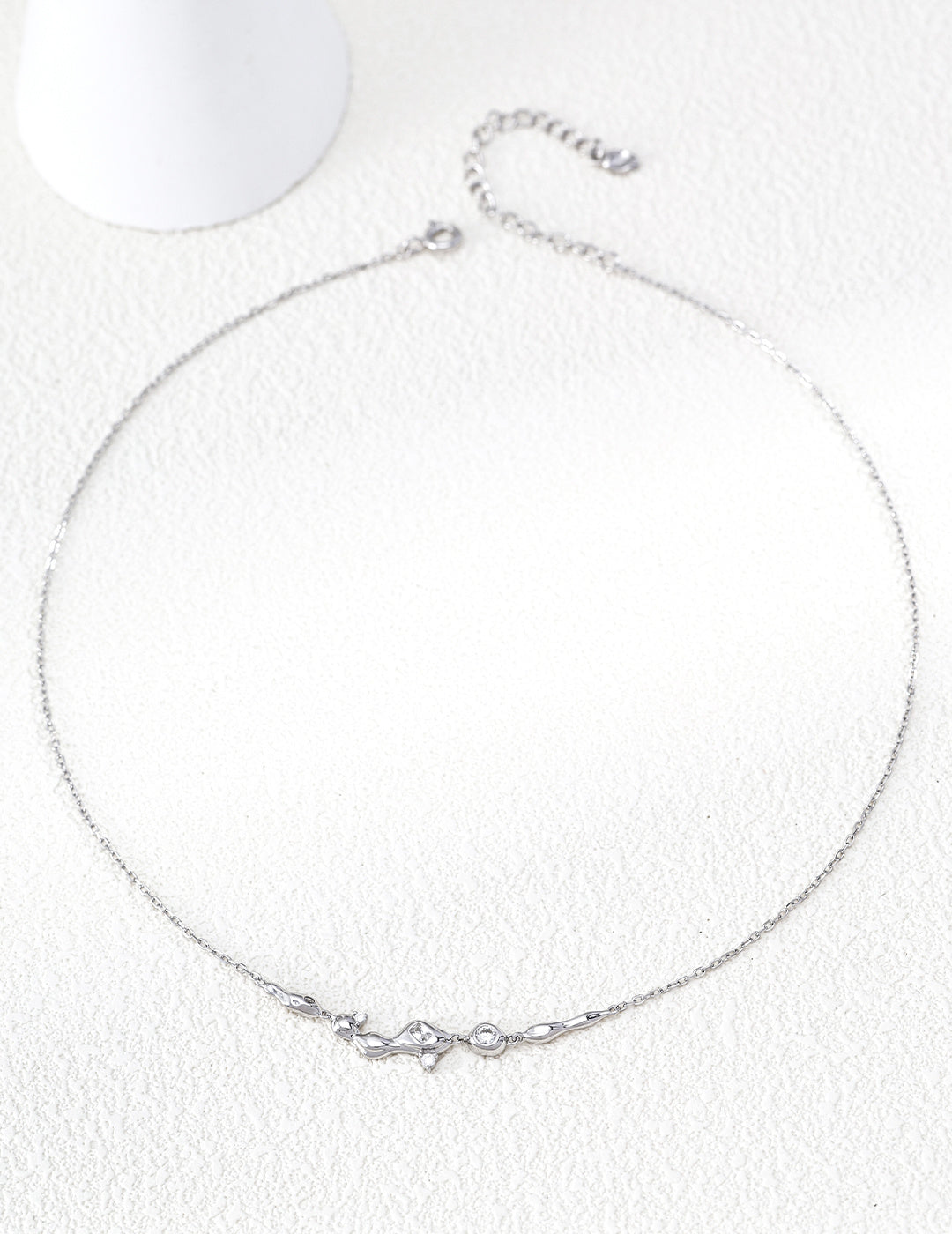 “Dreaming of the Milky Way” Zircon Necklace