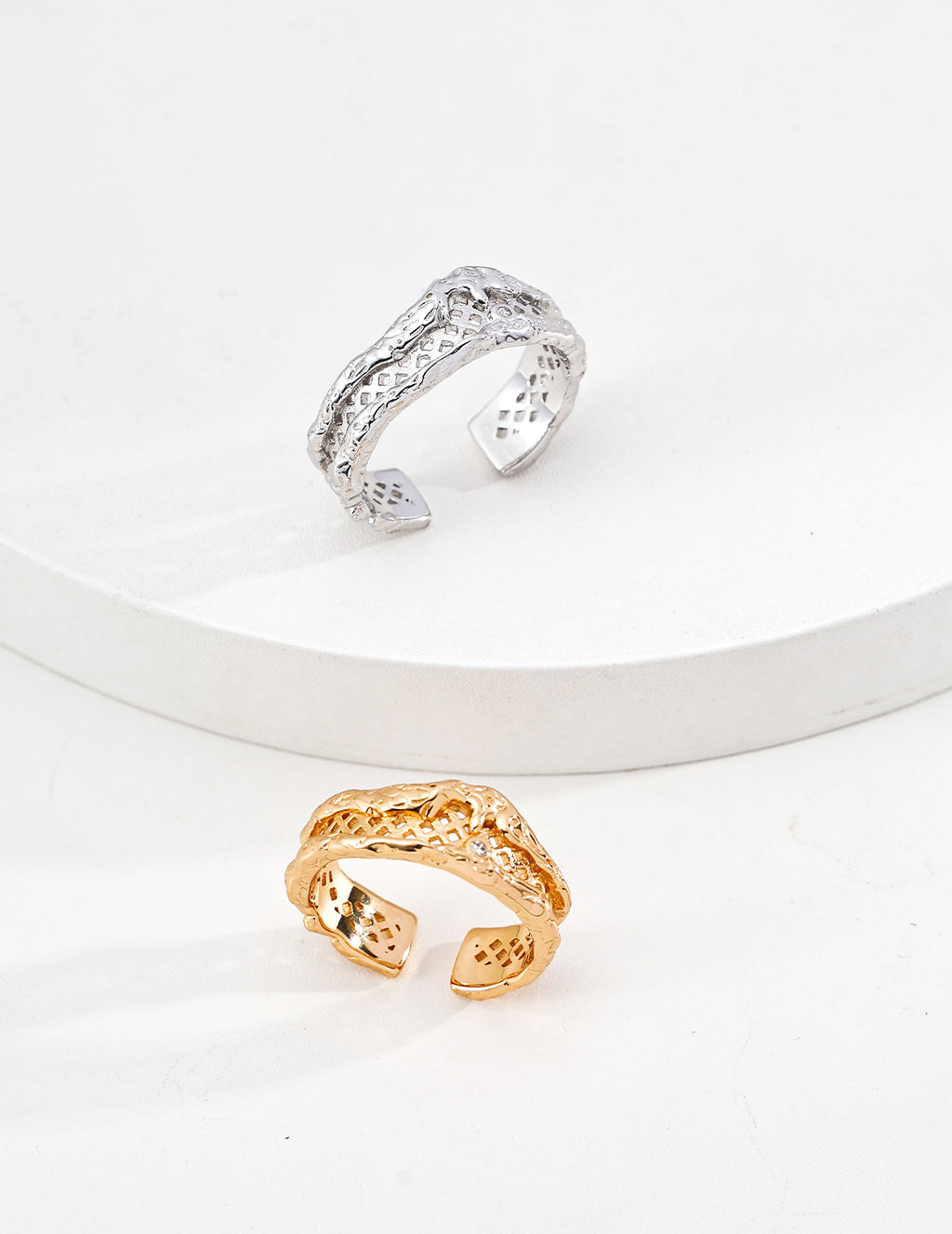 925 Sterling Silver Zircon Ring