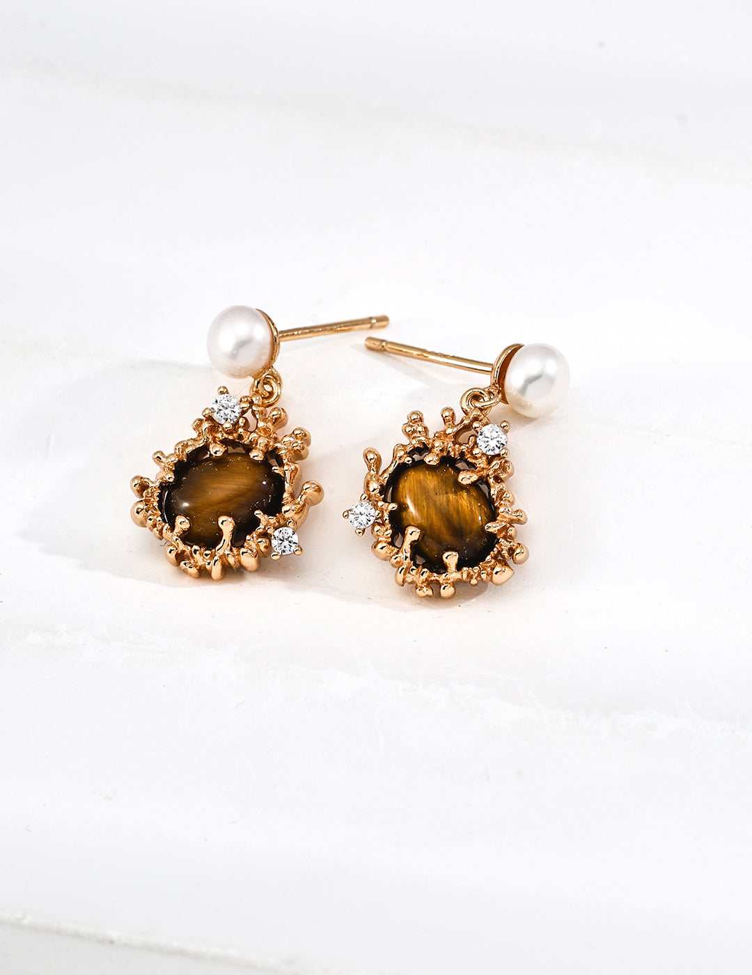 Tiger's Eye Earrings
