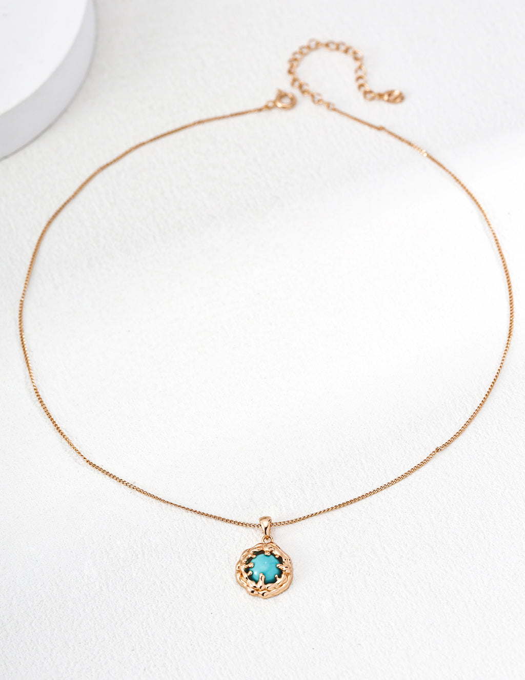 Turquoise/Tiger's Eye Pendant Necklace