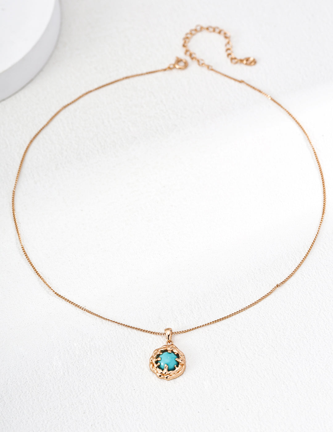 Turquoise/Tiger's Eye Pendant Necklace