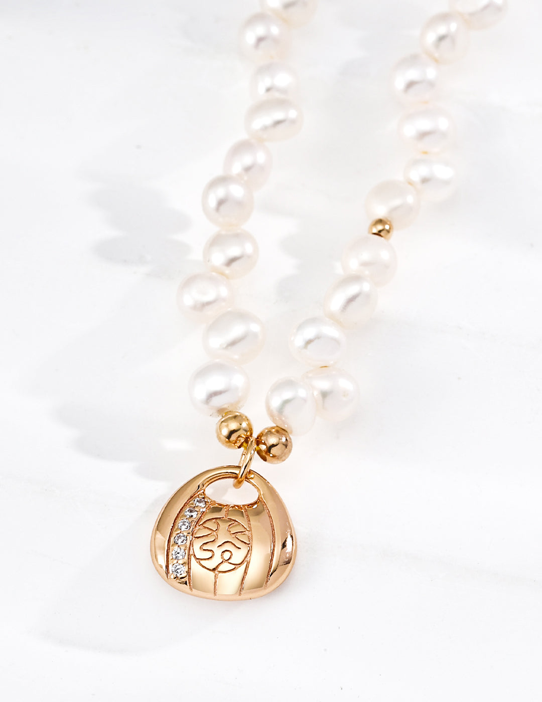 Natural Pearl Prosperity Necklace